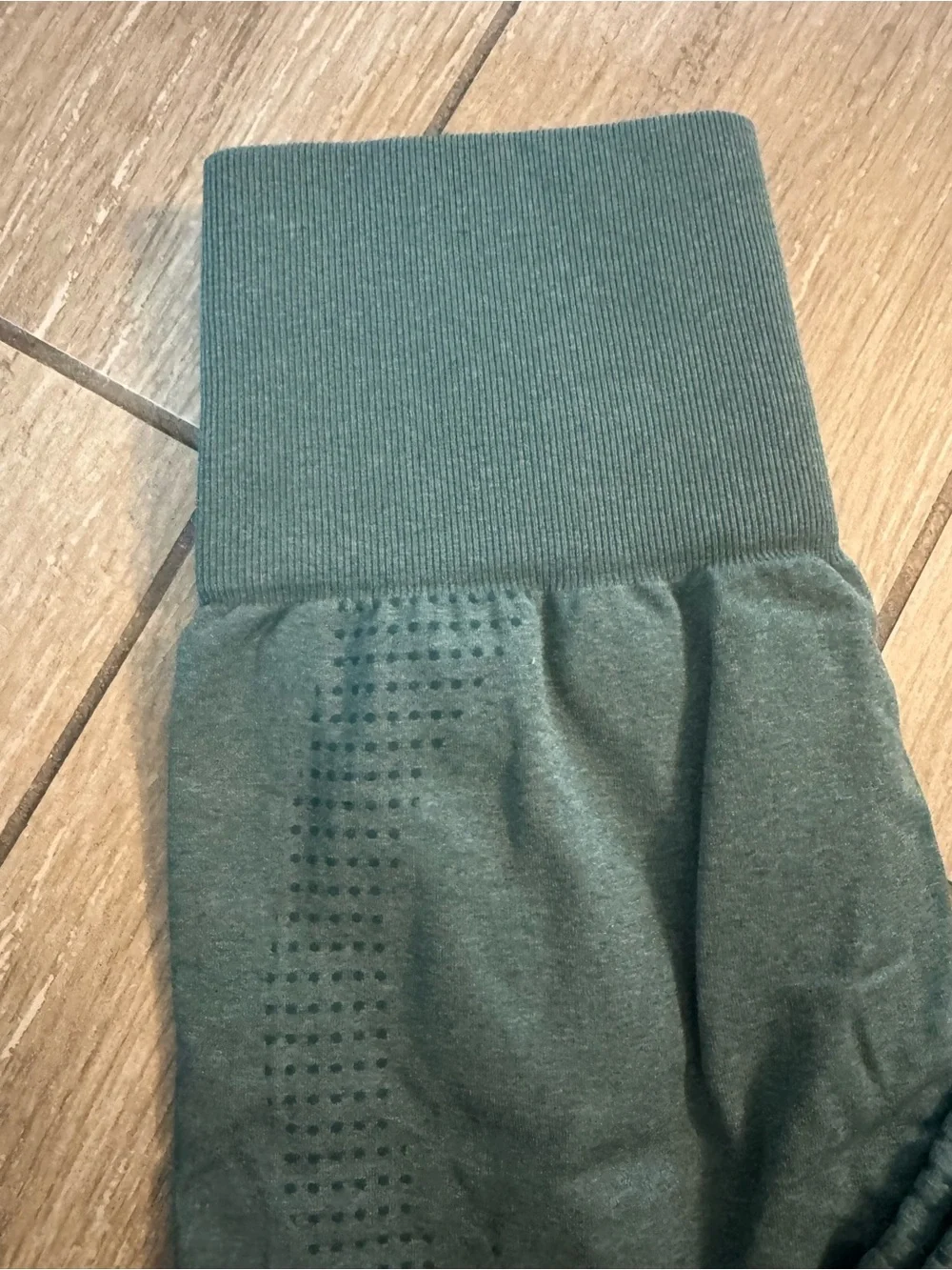 Gymshark Dark Green Seamless High-Waist Leggings